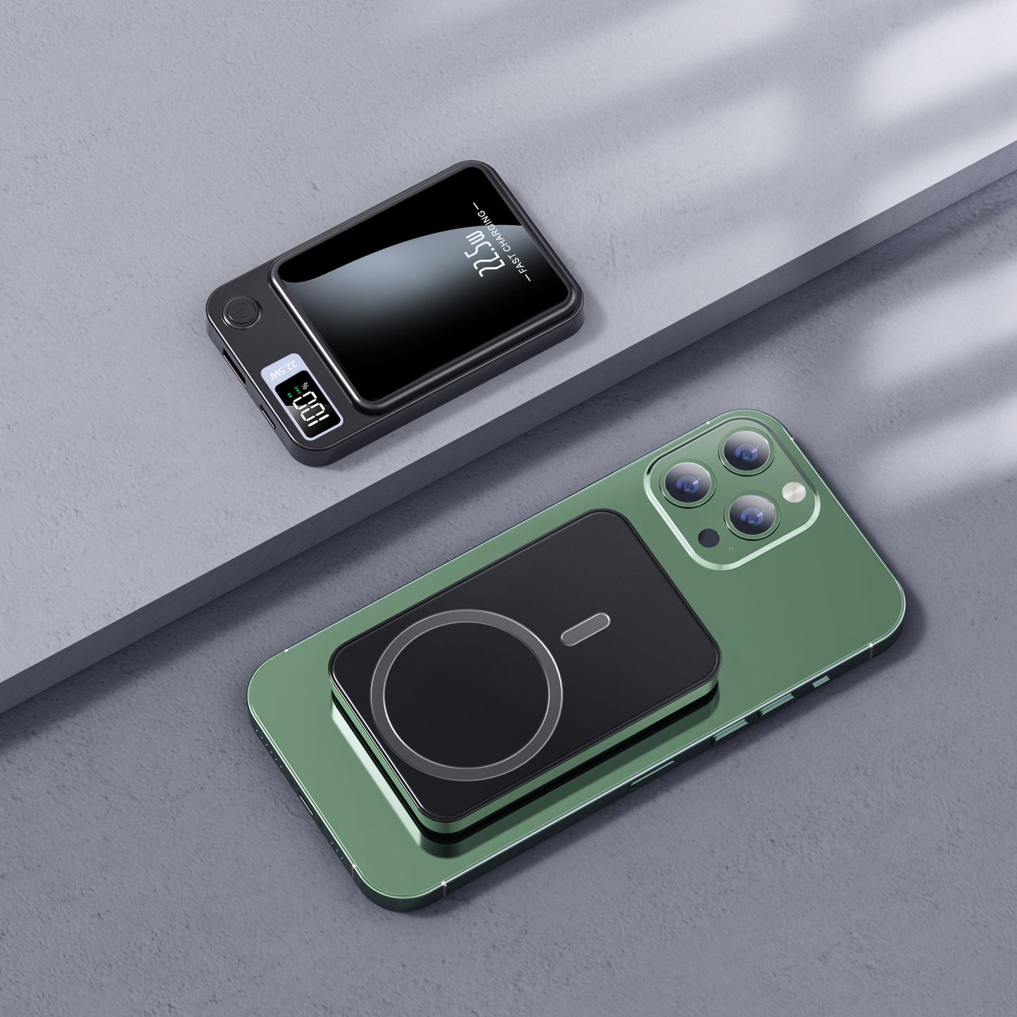 TwentyTwo Rhino's signature Magnetic Power Bank.