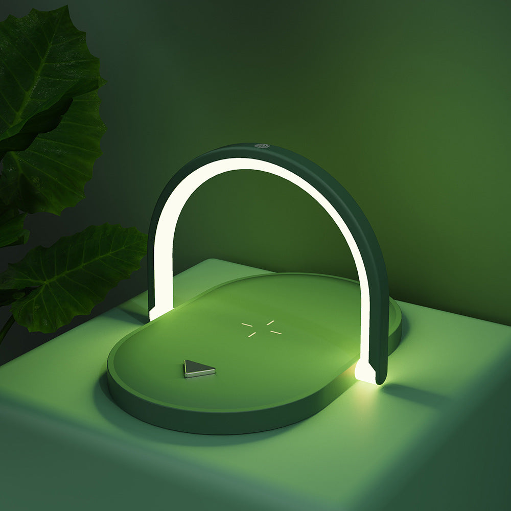 TwentyTwo Rhino Charging Station. 3 In 1 Foldable Wireless Charger Night Light Wireless Charging Station LED Reading Table Lamp 15W Fast Charging Light
