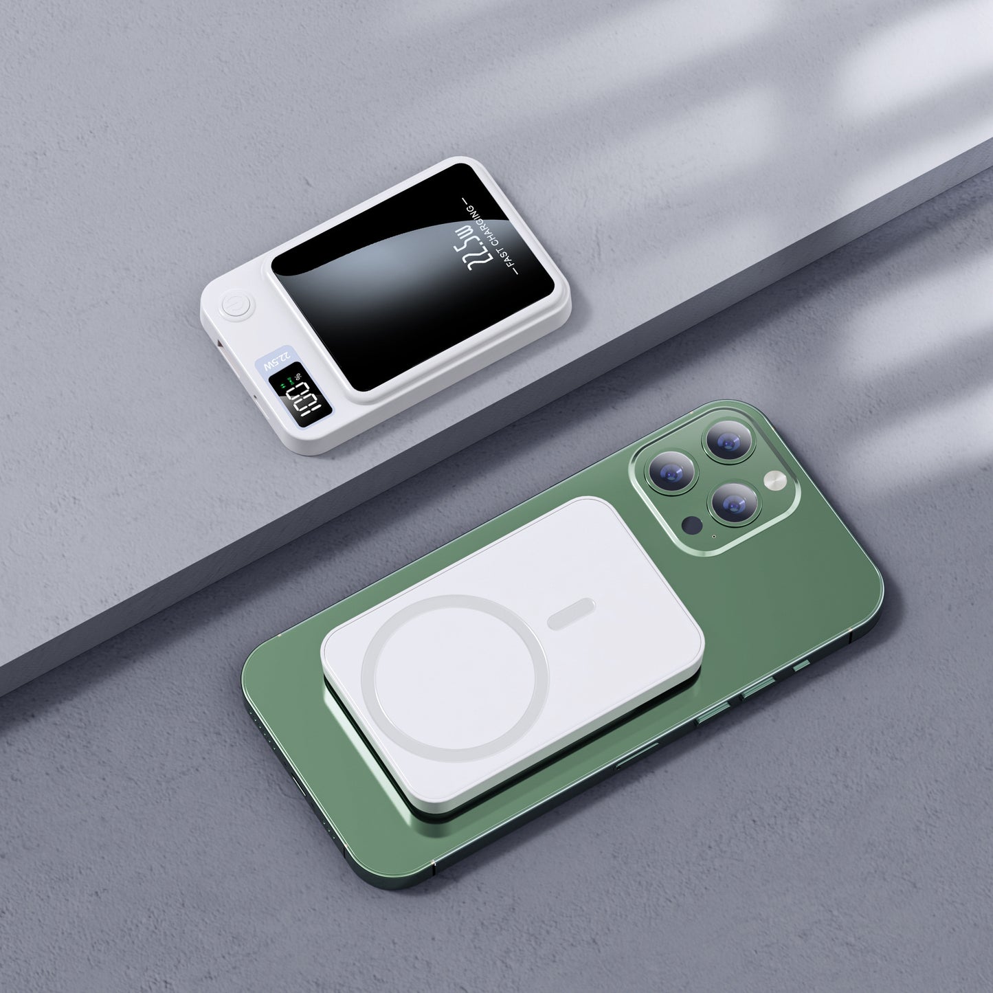 TwentyTwo Rhino's signature Magnetic Power Bank.
