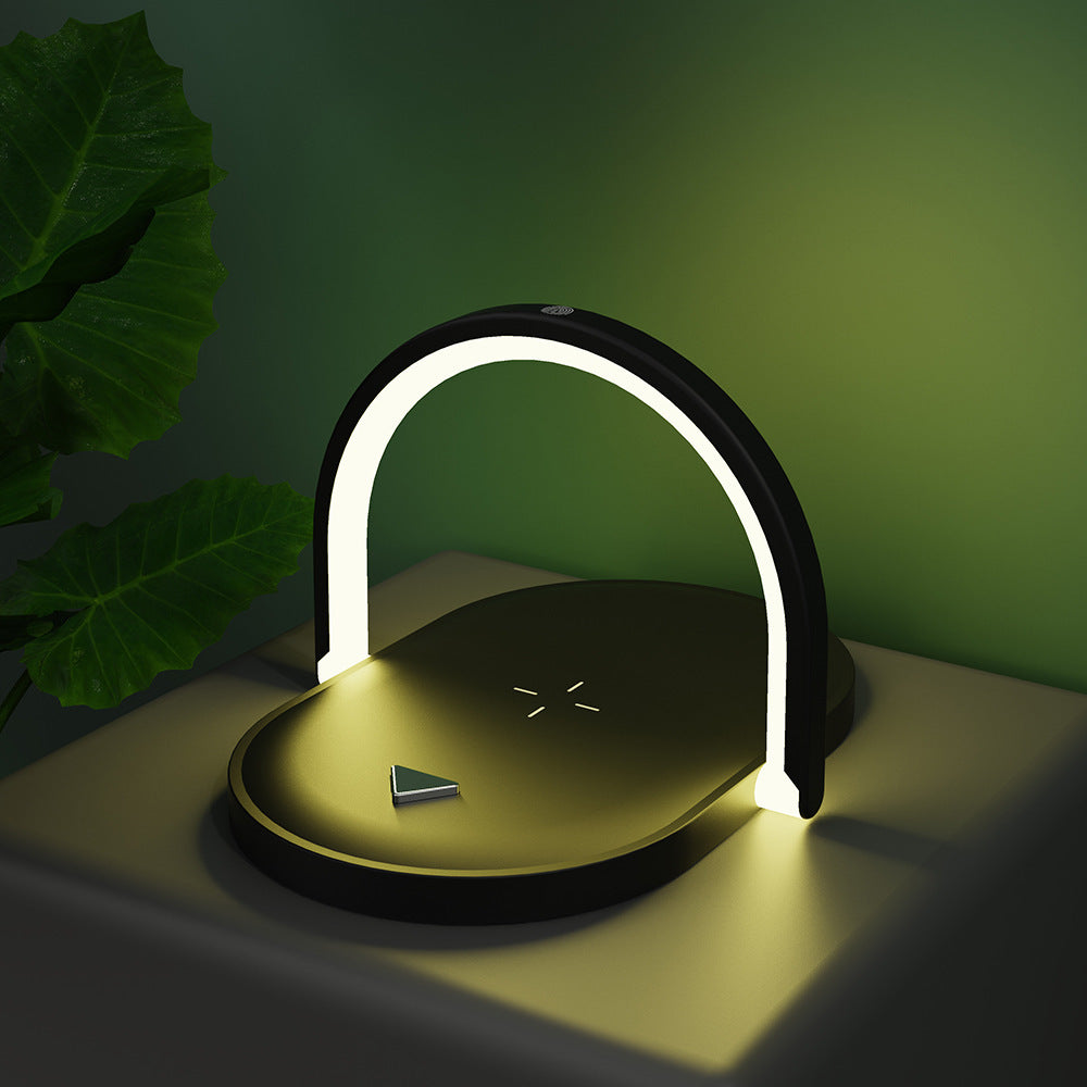 TwentyTwo Rhino Charging Station.  3 In 1 Foldable Wireless Charger Night Light Wireless Charging Station  LED Reading Table Lamp 15W Fast Charging Light